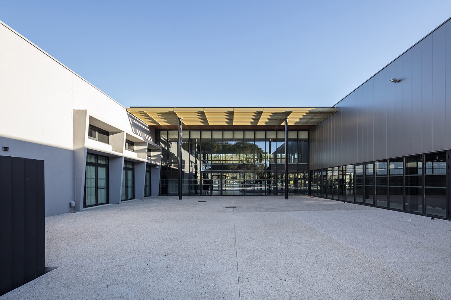 Complexe sportif et culturel - Panorama architecture